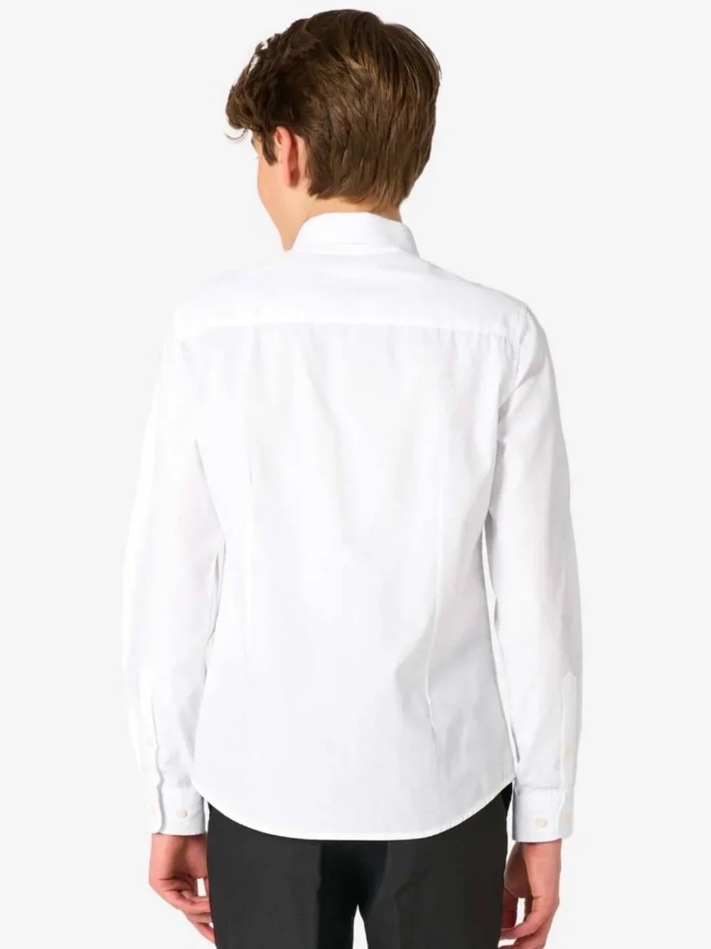 LIKE NEW: Opposuits Boys White Knight Dress Shirt: Boys Size 8Y